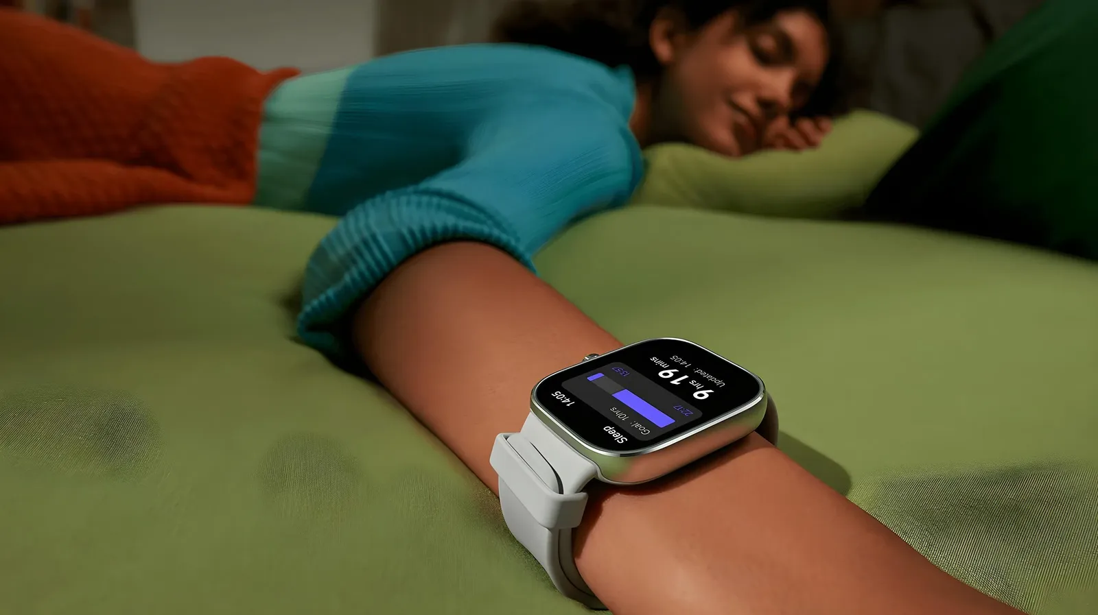 man skating with neon background